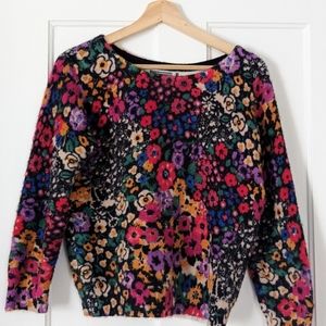 Floral Anthropologie Sweater